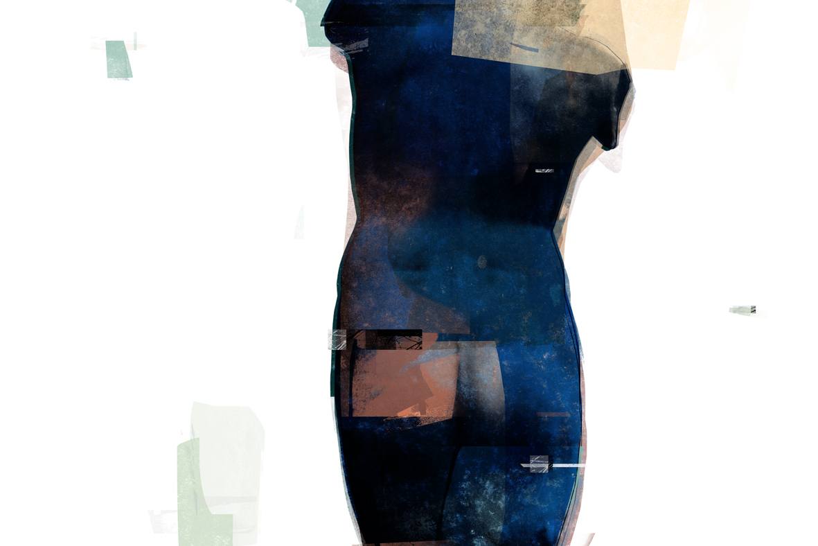 Natalia Romaniuk - Dekonstrukcja tożsamości 3 (grafika, druk pidmentowy)