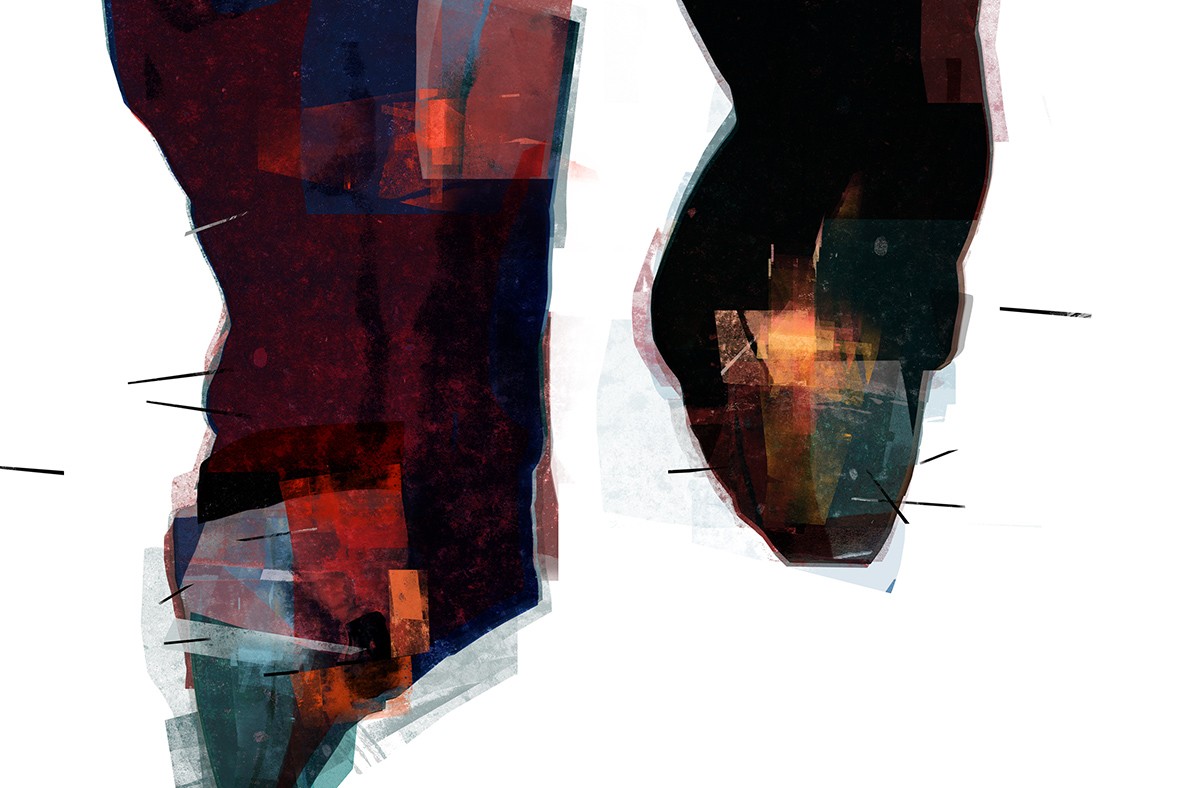 Natalia Romaniuk - Dekonstrukcja tożsamości 7 (grafika, druk pidmentowy)