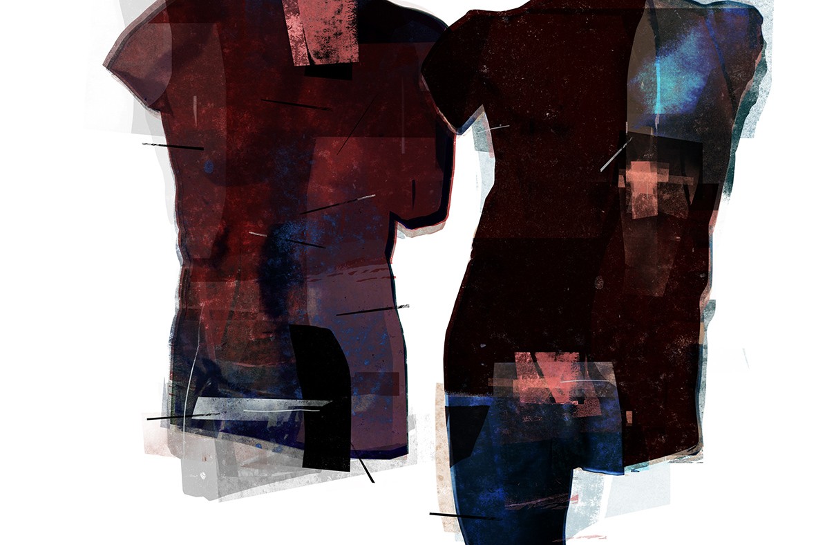 Natalia Romaniuk - Dekonstrukcja tożsamości 8 (grafika, druk pidmentowy)