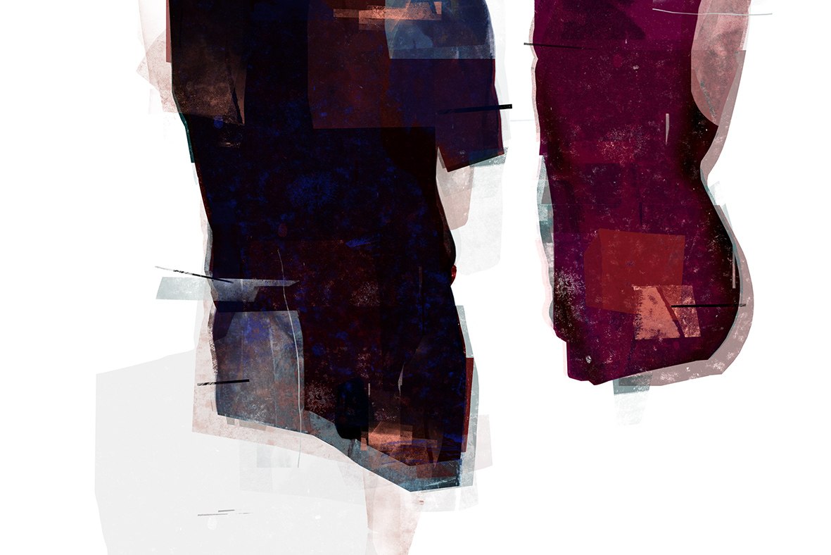 Natalia Romaniuk - Dekonstrukcja tożsamości 9 (grafika, druk pidmentowy)