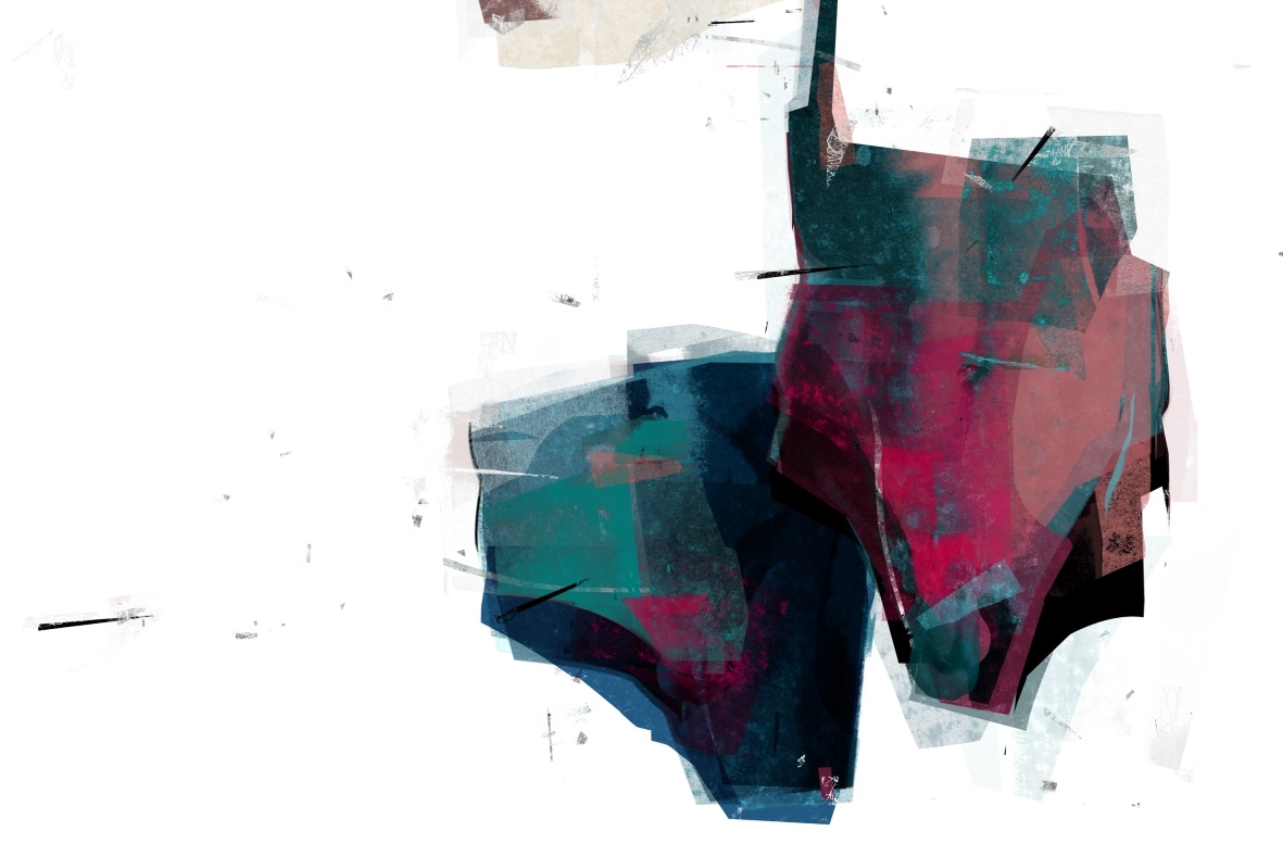 Natalia Romaniuk - Dekonstrukcja tożsamości 11 (grafika, druk pidmentowy)