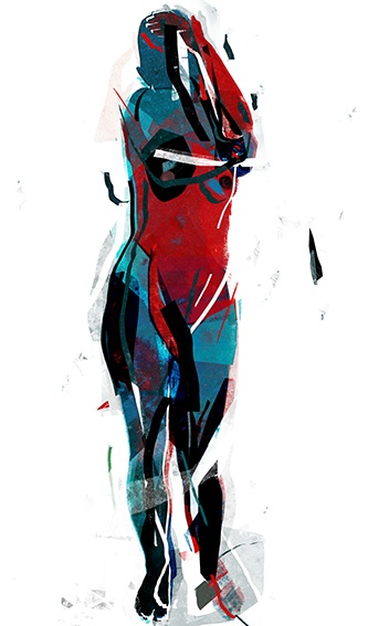 Natalia Romaniuk - de_rekonstruckja tożsamości 14 (grafika, druk pigmentowy)