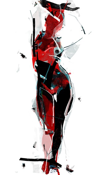 Natalia Romaniuk - de_rekonstruckja tożsamości 5 (grafika, druk pigmentowy)