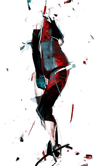 Natalia Romaniuk - de_rekonstruckja tożsamości 9 (grafika, druk pigmentowy)